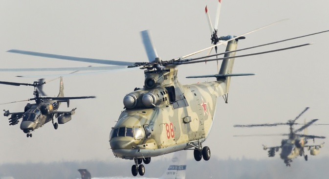 Teški transportni helikopter Mi-26. Izvor: Helikopteri Rusije